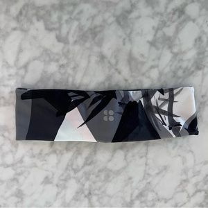 Sweaty Betty Headband | Grey White and Black